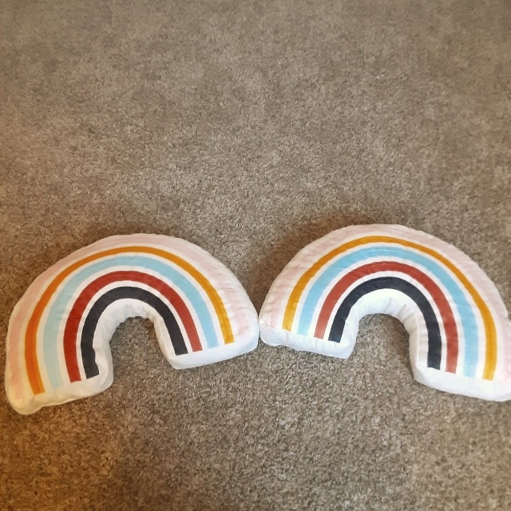 Target rainbow pillows